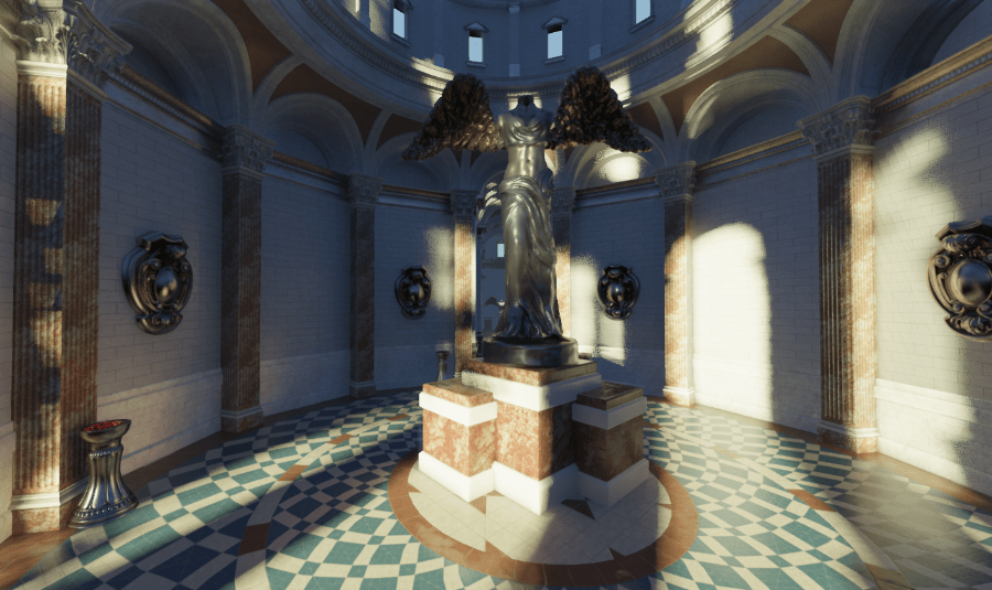 Sun Temple SSGI/SSR on a 2080 RTX